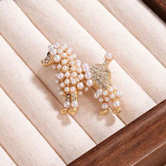 Retro Style Pearl Brooch - Elegant Charme