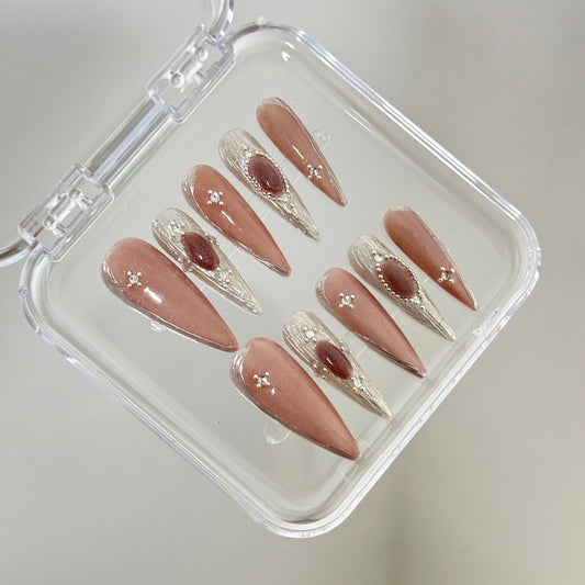 Blush Pearl Nail - Elegant Charme