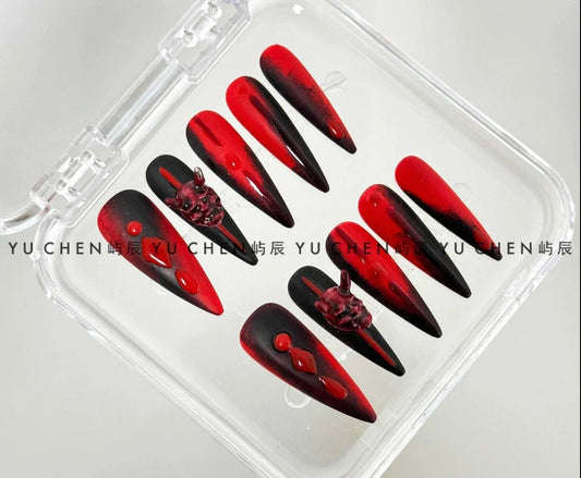 Crimson Demon Nail - Elegant Charme